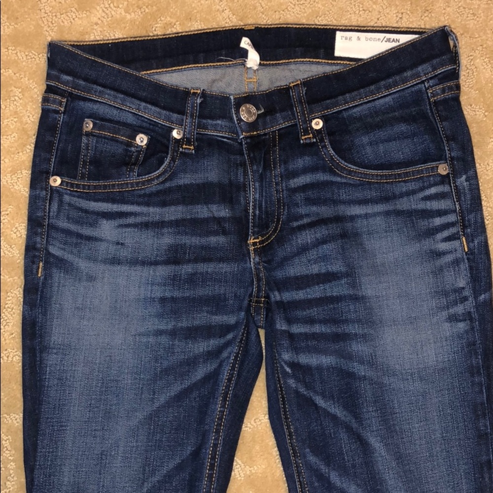 Rag and Bone distressed skinny jeans